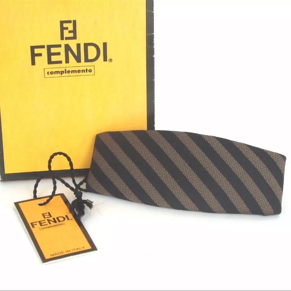 AUTH Fendi Hair Accessory Clip Barrette - Picture 1 of 5